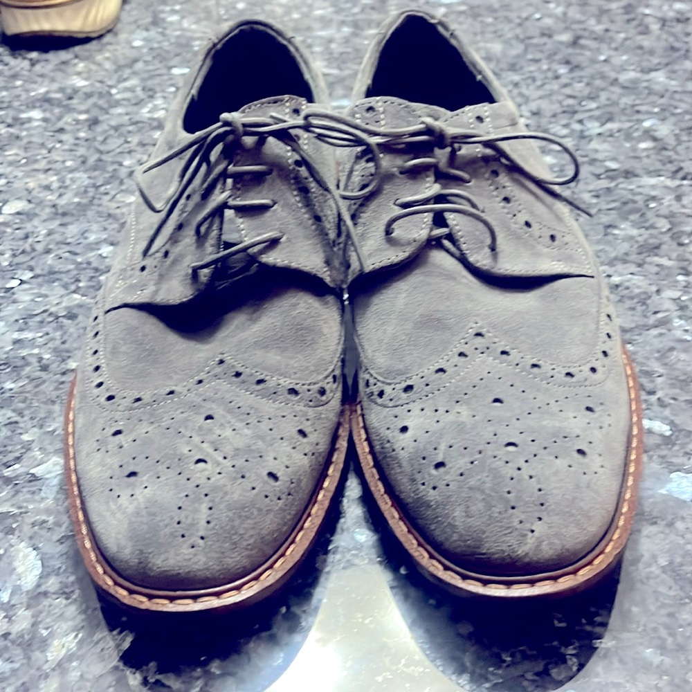 New grey suede